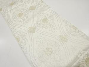 アンティーク　立涌に華紋織り出し袋帯（材料）